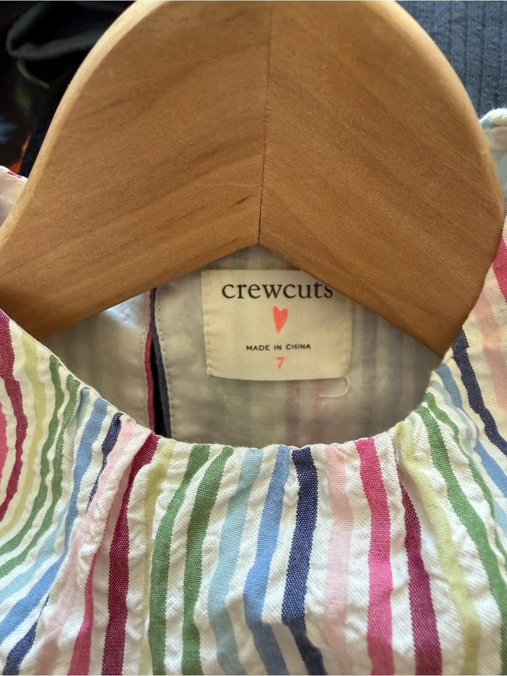 Crewcuts NWT Girls Cotton Seersucker Dress 7